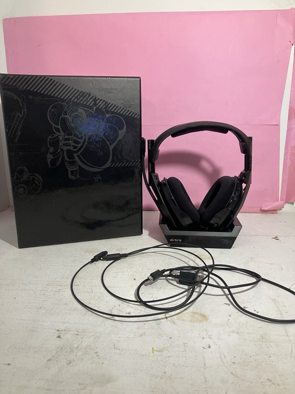 ASTRO Gaming A50 Wireless Headset Base Station Gen 4 Dolby Audio PS5 PS4 PC